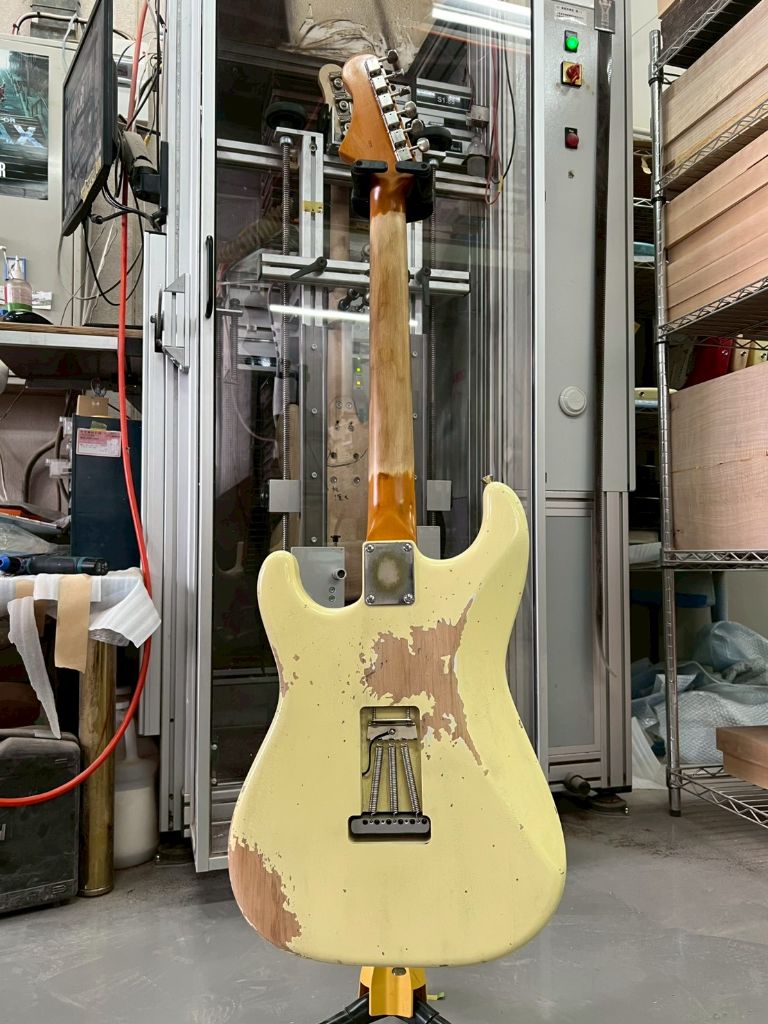 Stratocaster — Vintage White Relic Back
